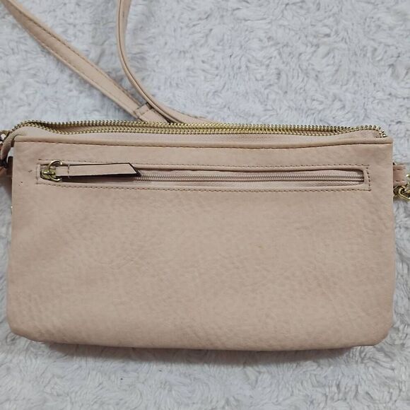 Jessica Simpson Ryanne Crossbody Metallic studded chained strap party purse - Picture 10 of 12